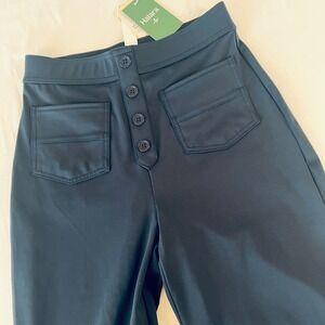 Halara DayStretch High Waisted Navy Blue Pocket Casual Pants Petite Small NWT
